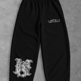 Heavy - Calça Oversized Moletom - Strongest Preta