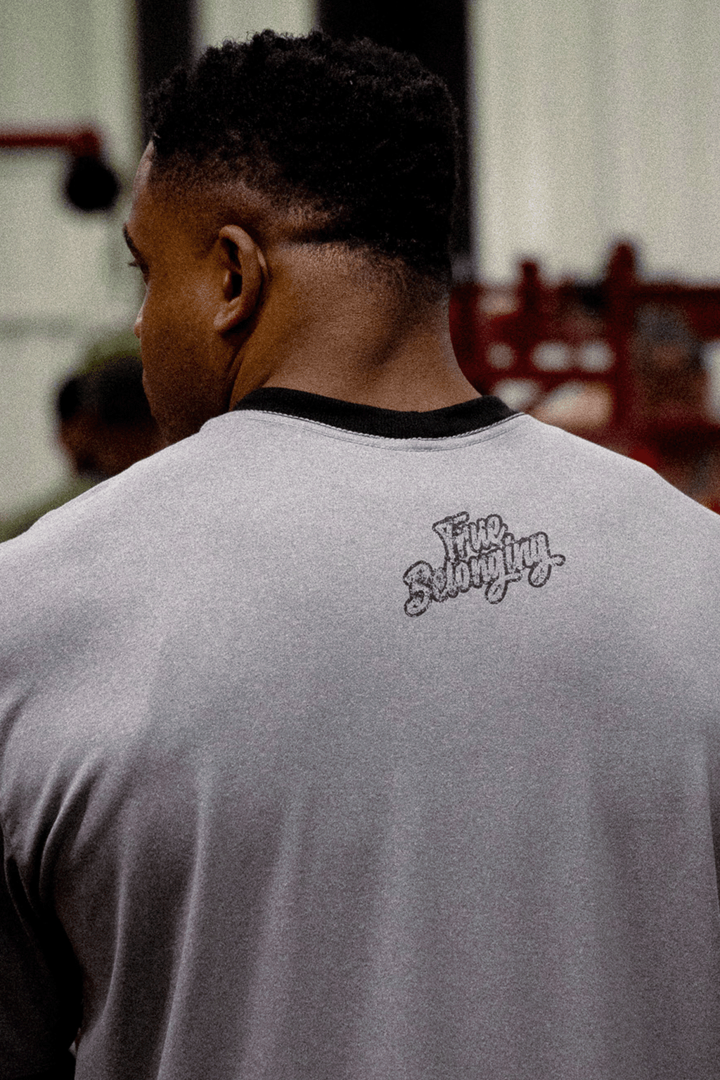 HEAVY - CAMISETA OVERSIZED - TRUE BELONGING - CINZA MESCLA