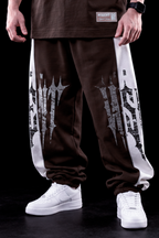 Heavy - Calça Balão - Wisent Crew Marrom/Branca