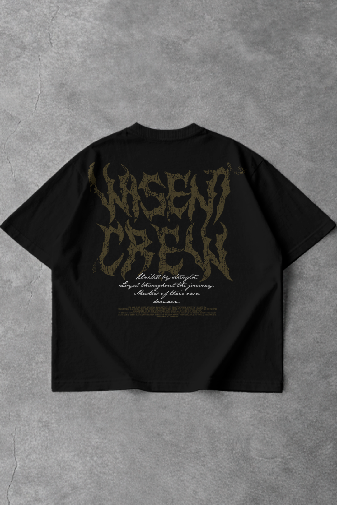 Soft - Camiseta Oversized - Wisent Crew  Preta