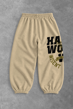 Heavy - Calça Balão Moletom - Hard Work Off White