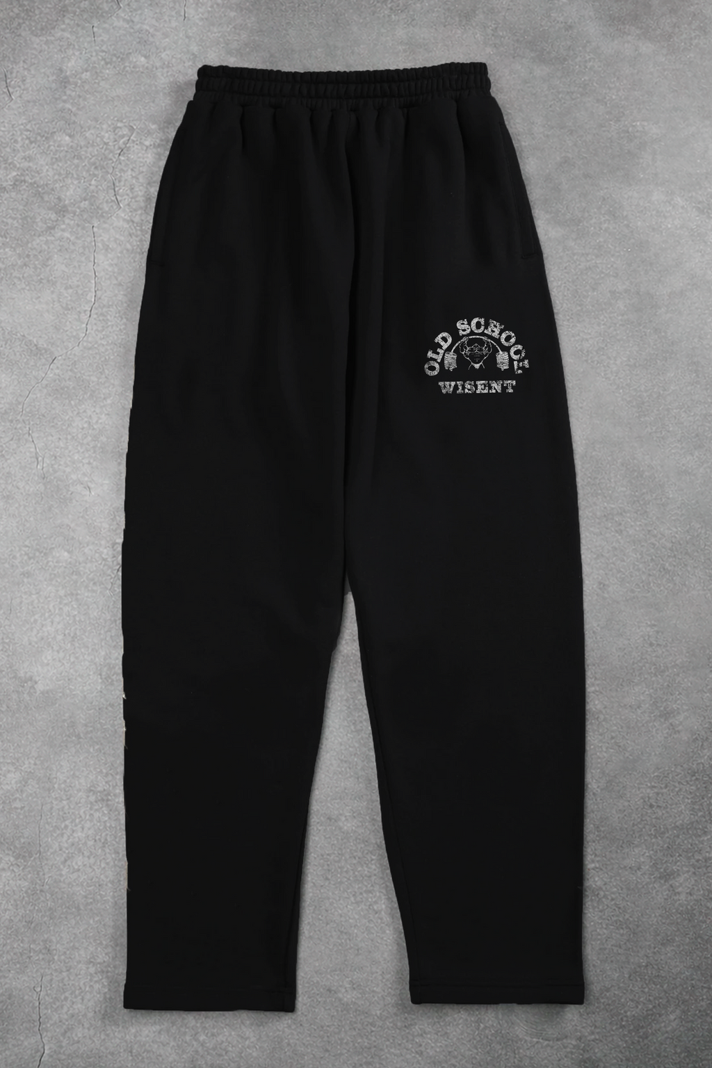 Heavy - Calça Oversized Moletom - Old School Preta