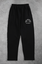 Heavy - Calça Oversized Moletom - Old School Preta