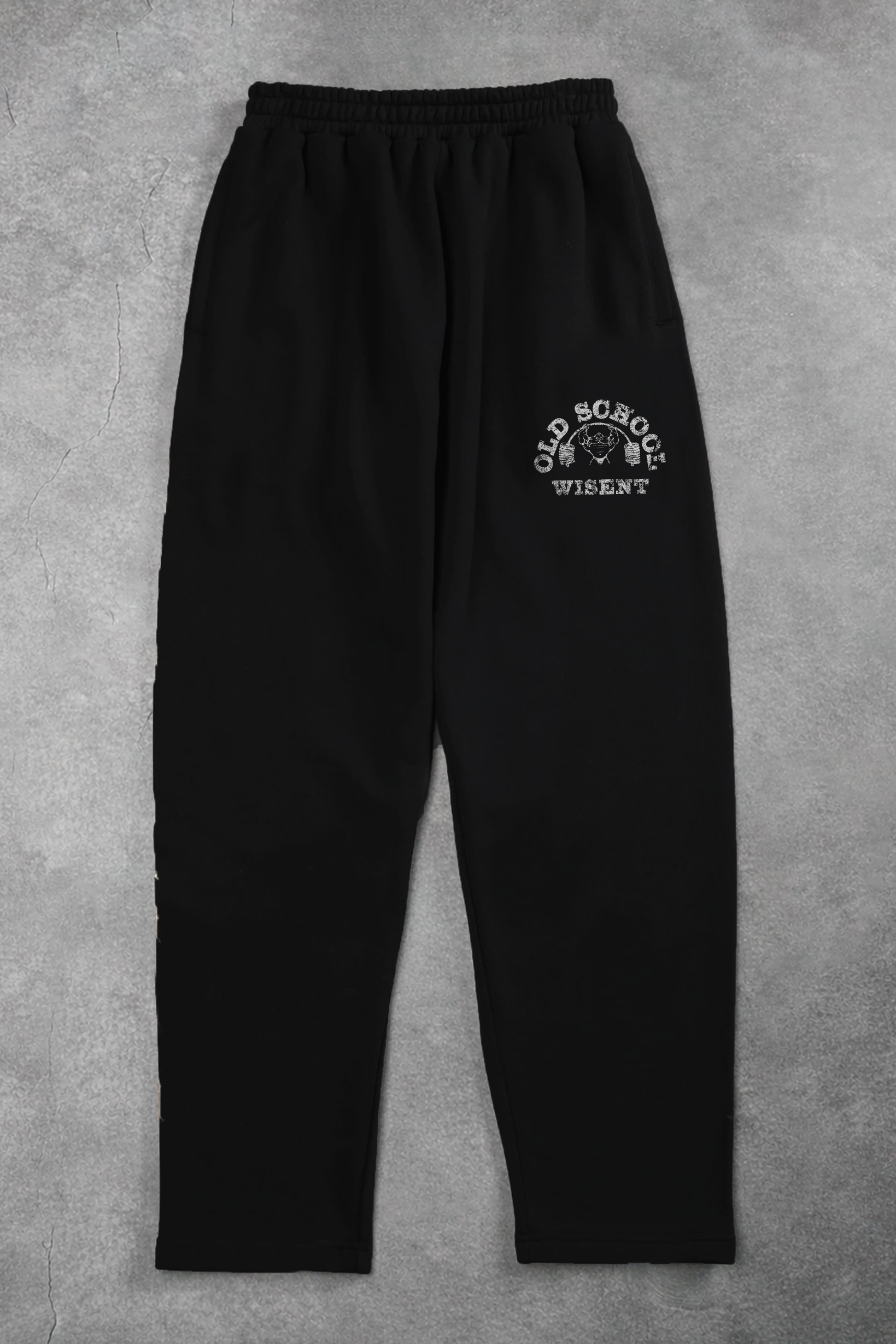 Heavy - Calça Oversized Moletom - Old School Preta