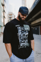 SOFT - CAMISETA OVERSIZED - LEGENDS PRETA