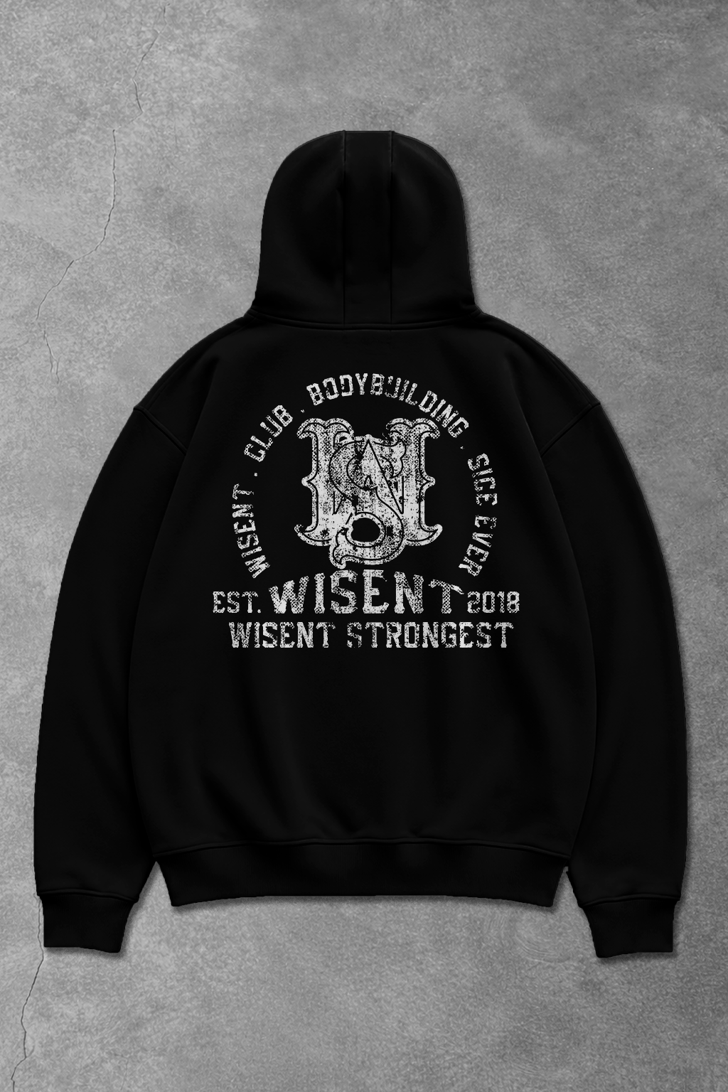 Heavy - Canguru Oversized Moletom - Strongest Preto