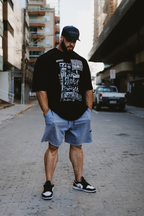 SOFT - CAMISETA OVERSIZED - LEGENDS PRETA