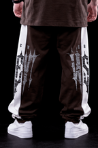 Heavy - Calça Balão - Wisent Crew Marrom/Branca