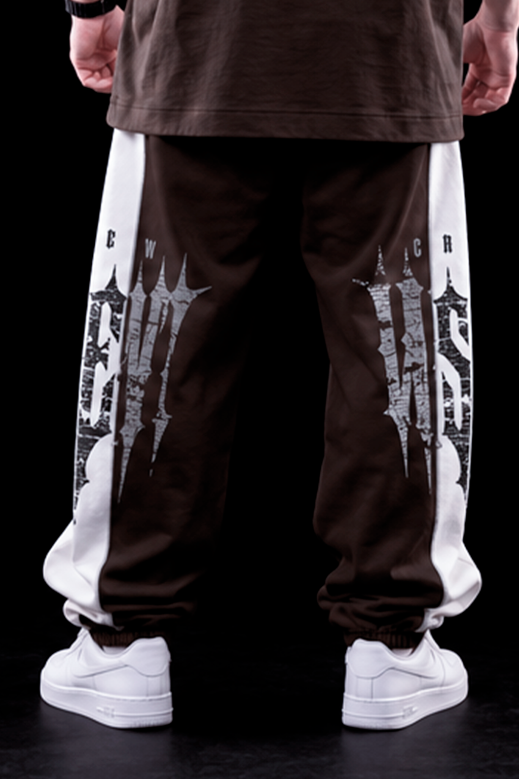 Heavy - Calça Balão - Wisent Crew Marrom/Branca