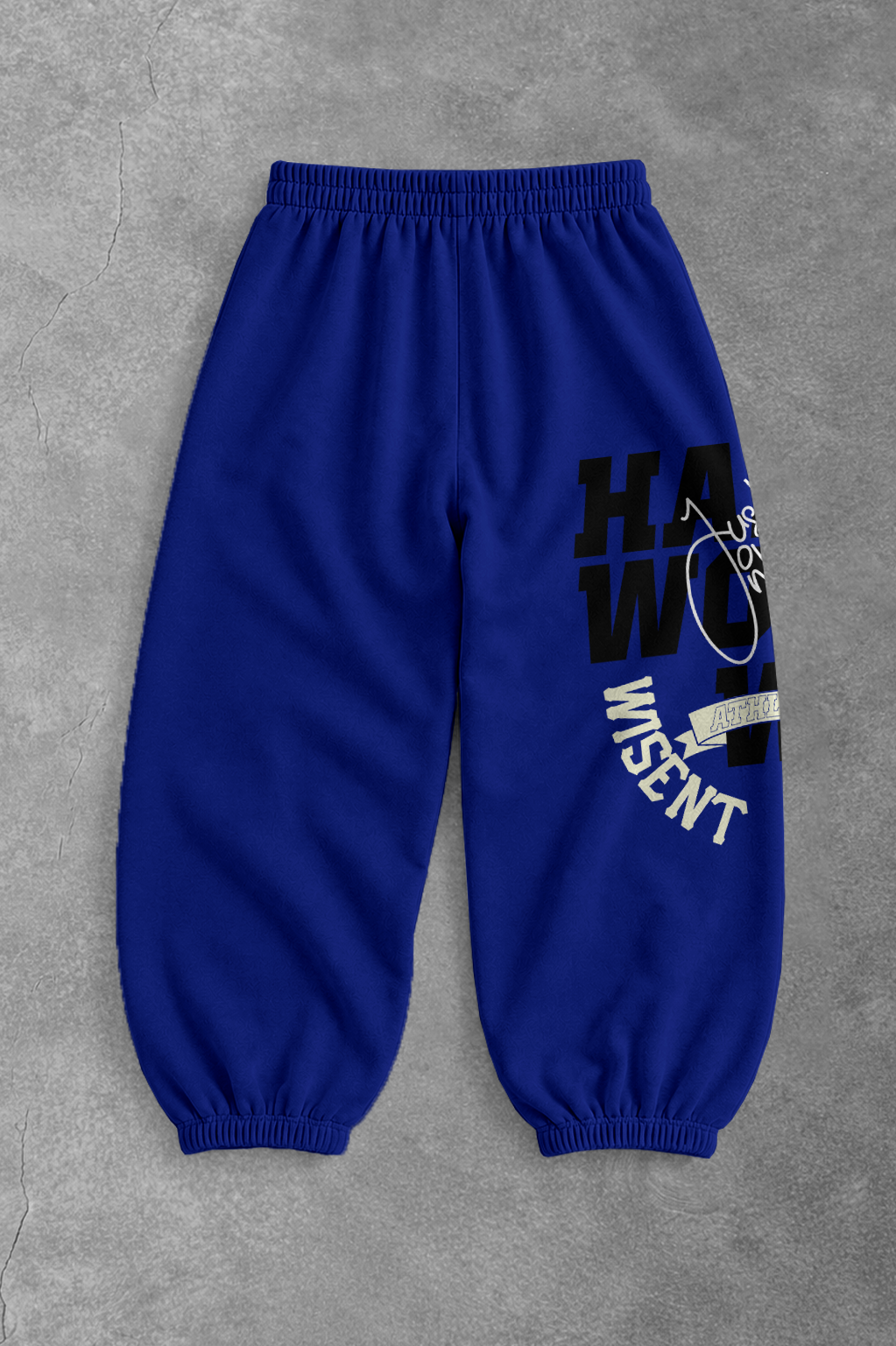 Heavy - Calça Balão Moletom - Hard Work Azul Royal