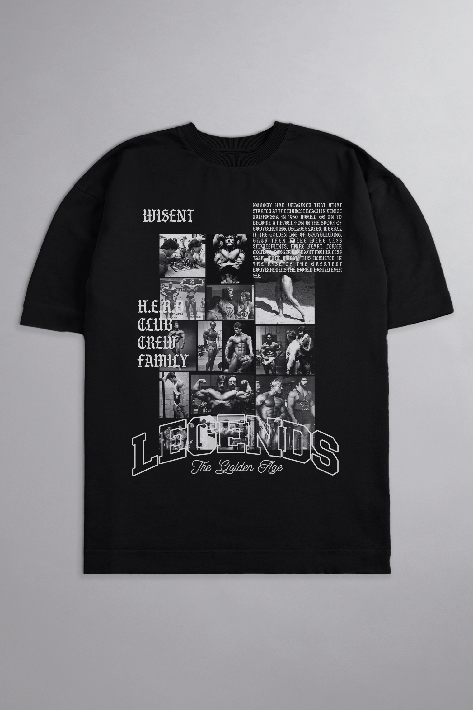 SOFT - CAMISETA OVERSIZED - LEGENDS PRETA