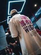 HEAVY - CAMISETA OVERSIZED - GIVE ME MORE WEIGHT OFF WHITE