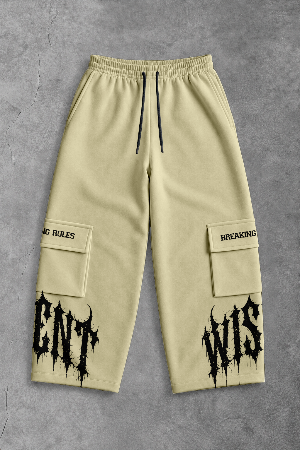 Heavy - Calça Cargo Breaking Rules Off White