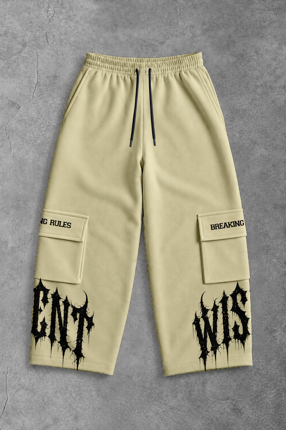 Heavy - Calça Cargo Breaking Rules Off White