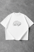Soft - Camiseta Oversized - Give Me More Weight Darkness Branca