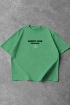 Canelada - Camiseta Oversized - Hard Work Just One More Verde Pistache
