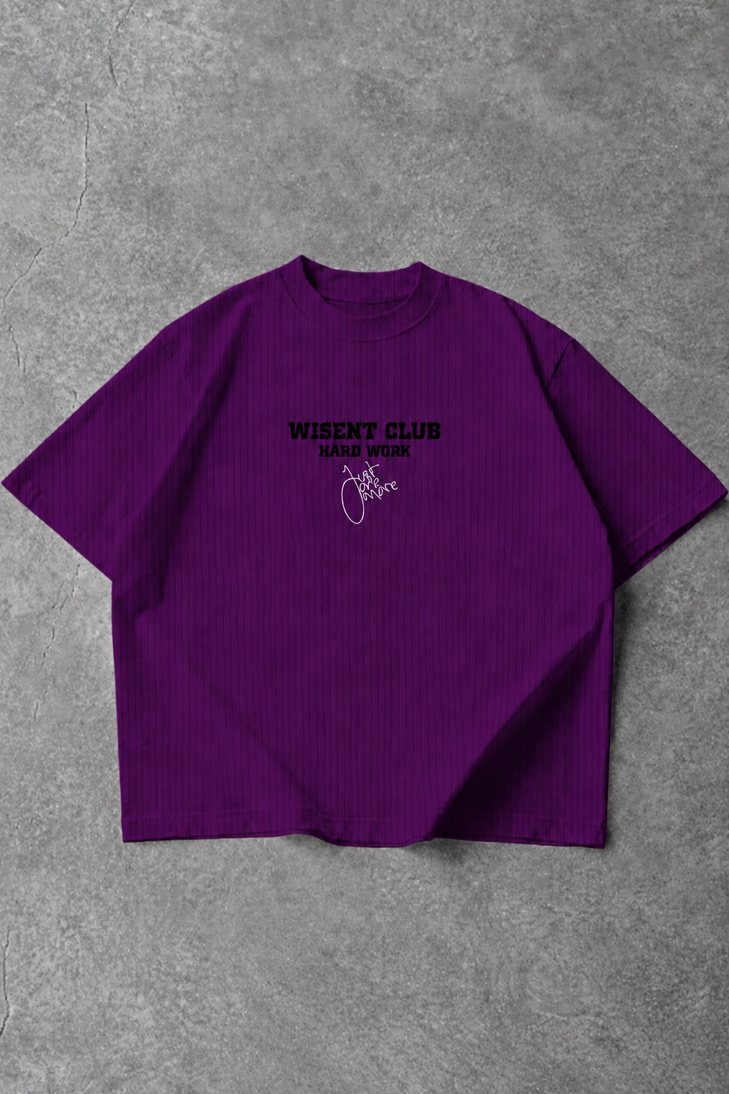 Canelada - Camiseta Oversized - Hard Work Just One More Roxa