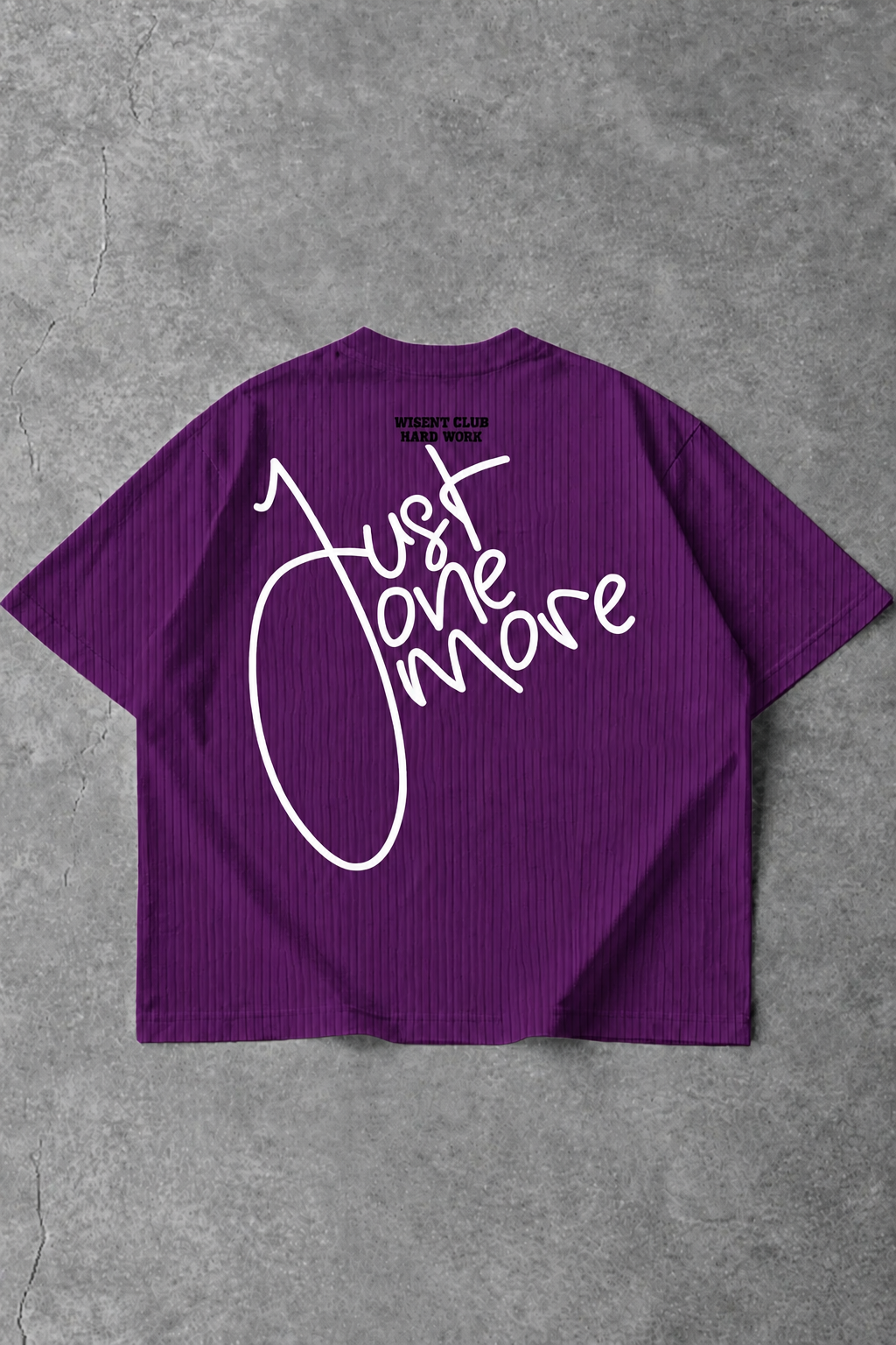 Canelada - Camiseta Oversized - Hard Work Just One More Roxa