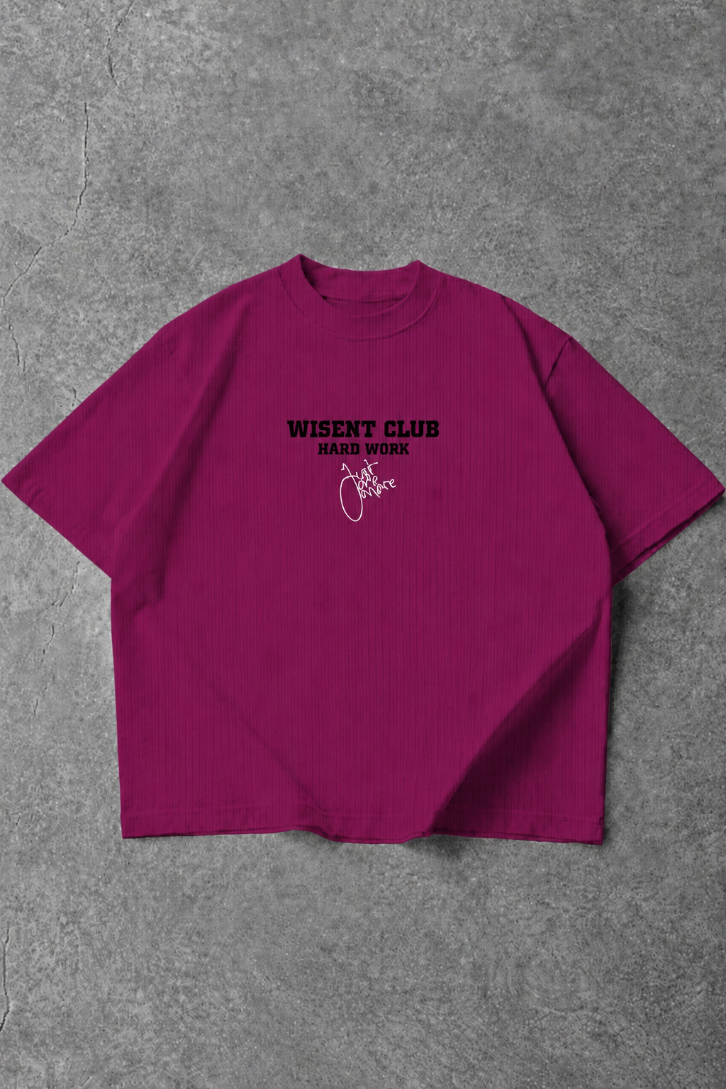 Canelada - Camiseta Oversized - Hard Work Just One More Rosa