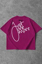 Canelada - Camiseta Oversized - Hard Work Just One More Rosa