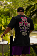 HEAVY - CAMISETA OVERSIZED - GIVE ME MORE WEIGHT PRETA
