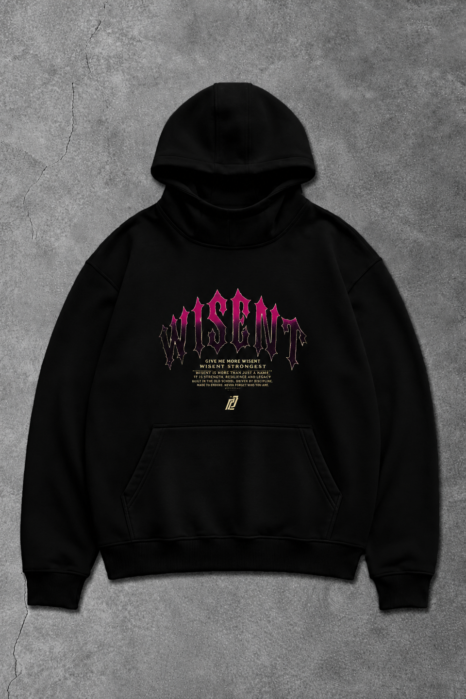 Heavy - Canguru Oversized Moletom - Give Me More Weight Preto