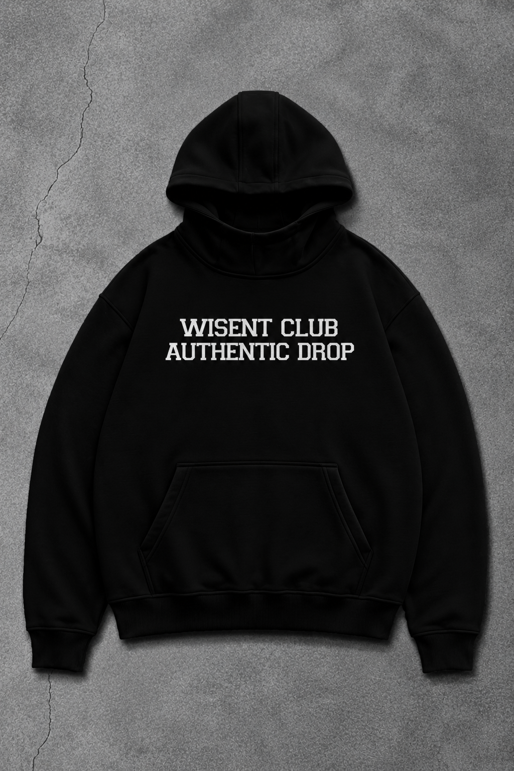 Heavy - Canguru Oversized Moletom - Hard Work Club Preto