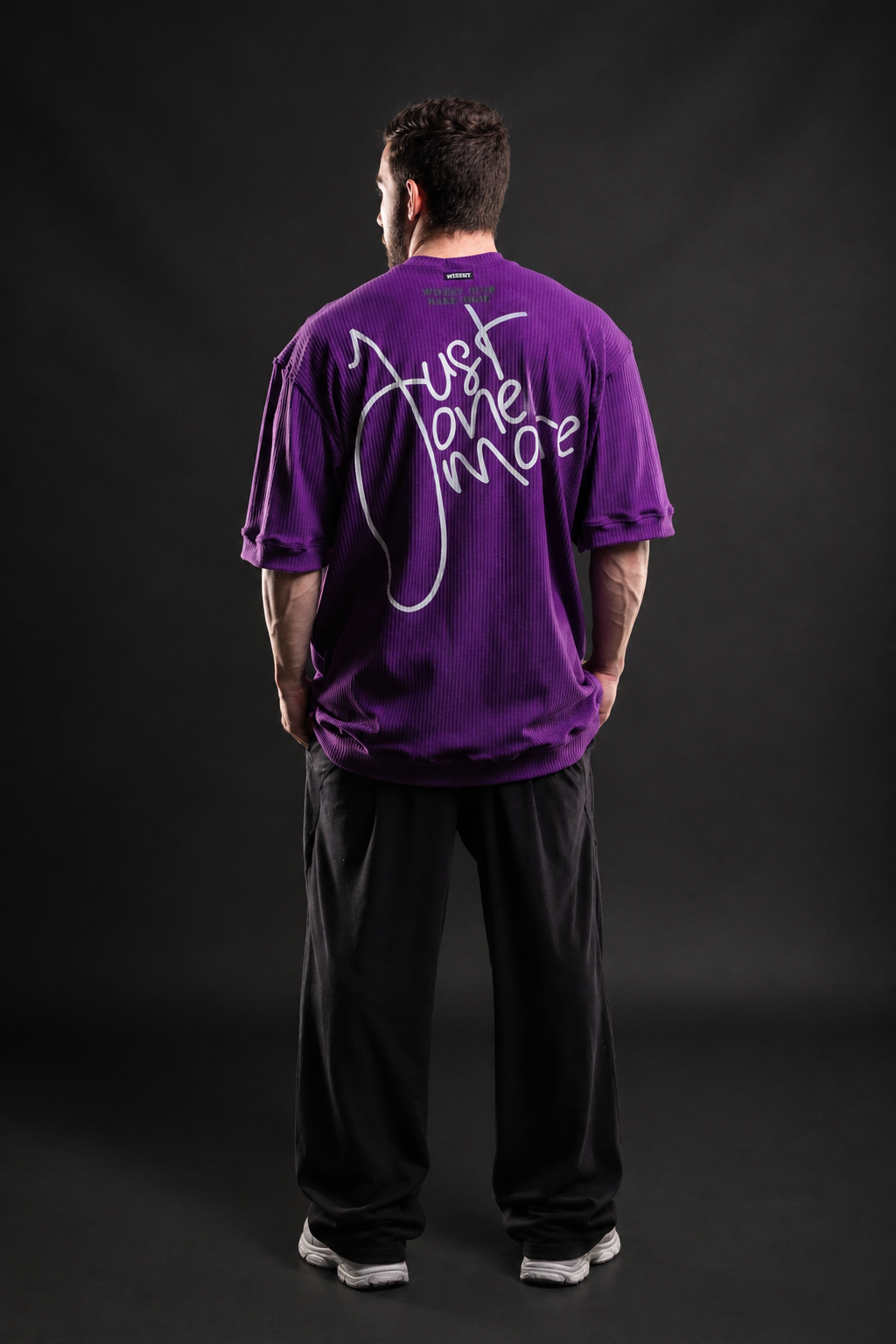 Canelada - Camiseta Oversized - Hard Work Just One More Roxa