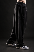 Canelada - Calça Oversized - Hard Work Just One More Preta