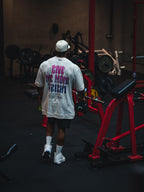 HEAVY - CAMISETA OVERSIZED - GIVE ME MORE WEIGHT OFF WHITE