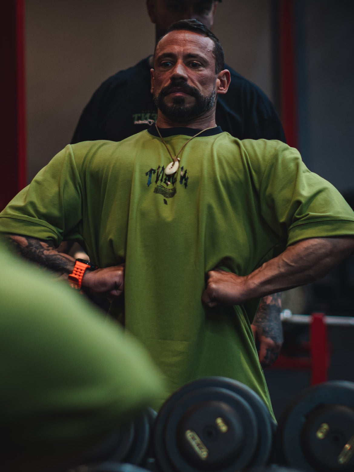 HEAVY - CAMISETA OVERSIZED - GIVE ME MORE WEIGHT VERDE