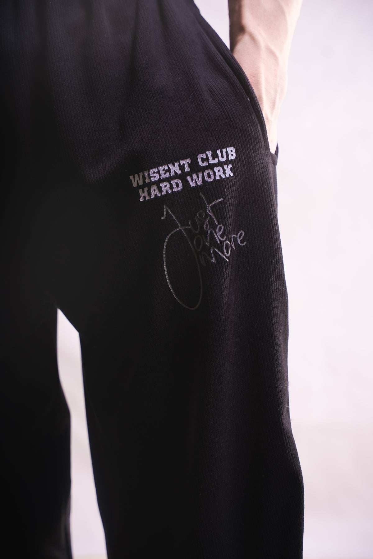 Canelada - Calça Oversized - Hard Work Just One More Preta