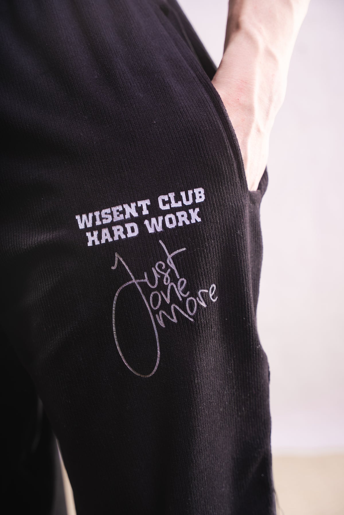 Canelada - Calça Oversized - Hard Work Just One More Preta