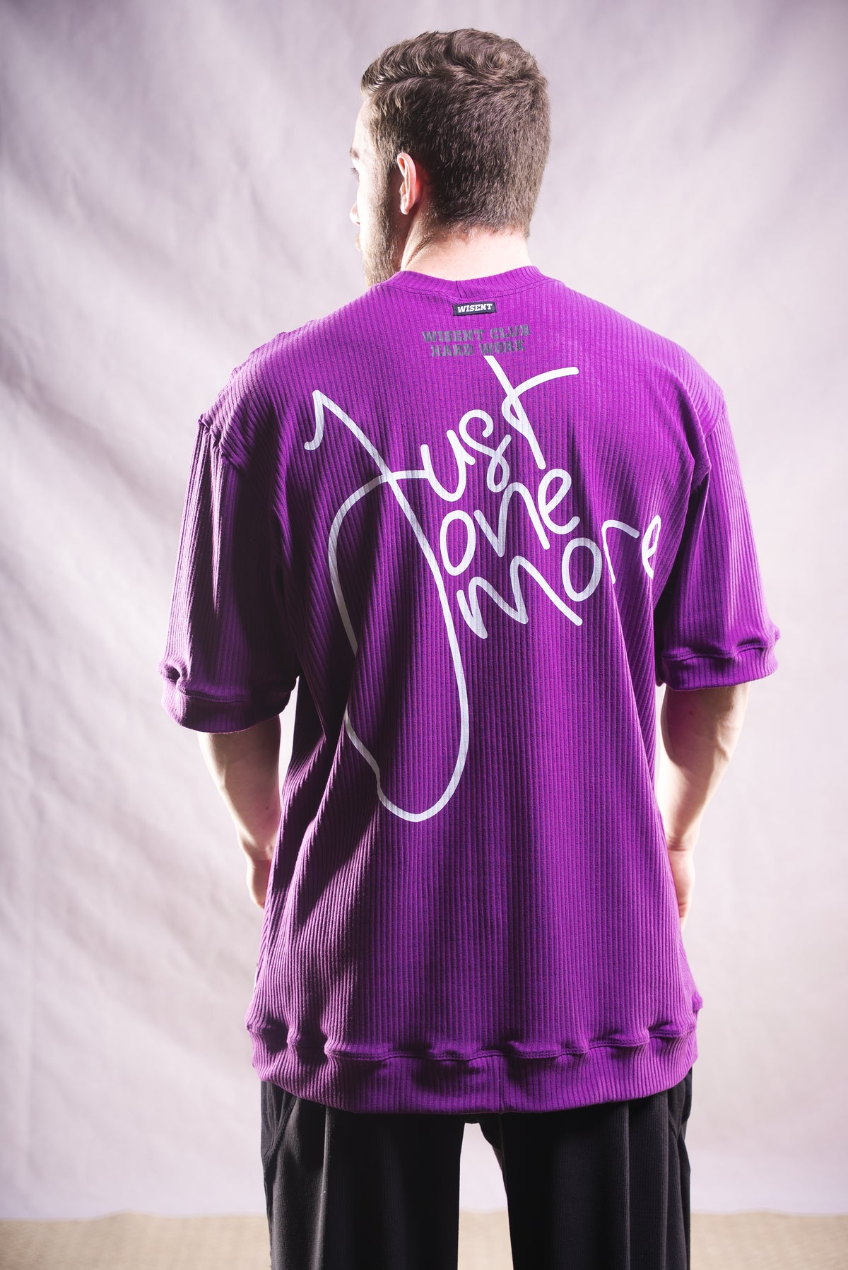 Canelada - Camiseta Oversized - Hard Work Just One More Roxa