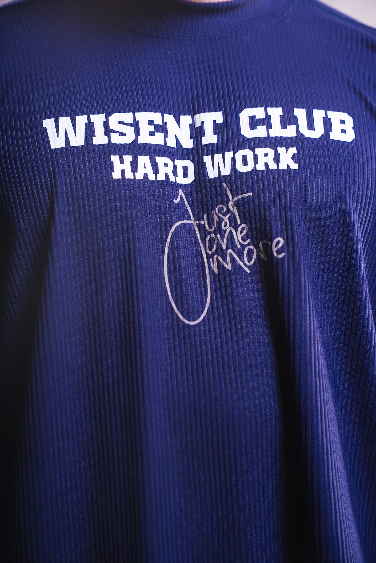 Canelada - Camiseta Oversized - Hard Work Just One More Azul Marinho