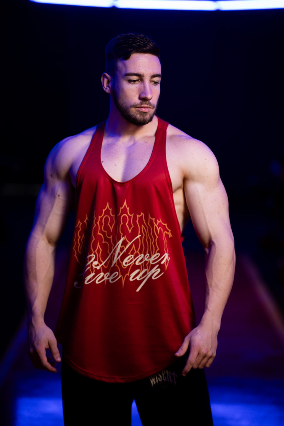 SOFT - REGATA CAVADA - NEVER GIVE UP VERMELHA
