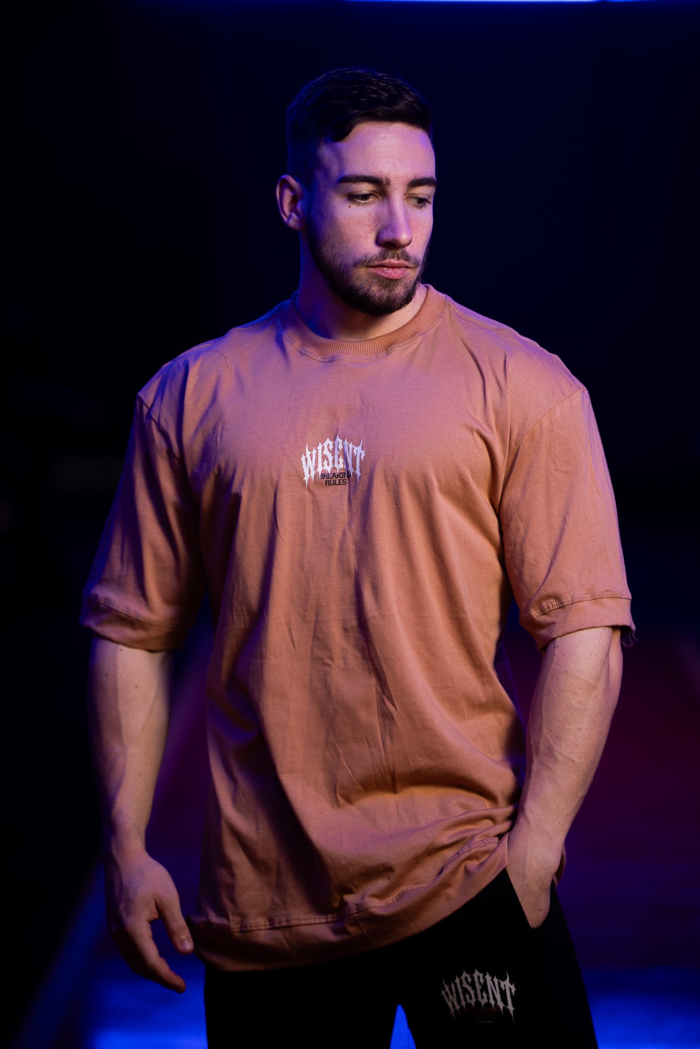 Camiseta Oversized - Braking Rules Caqui