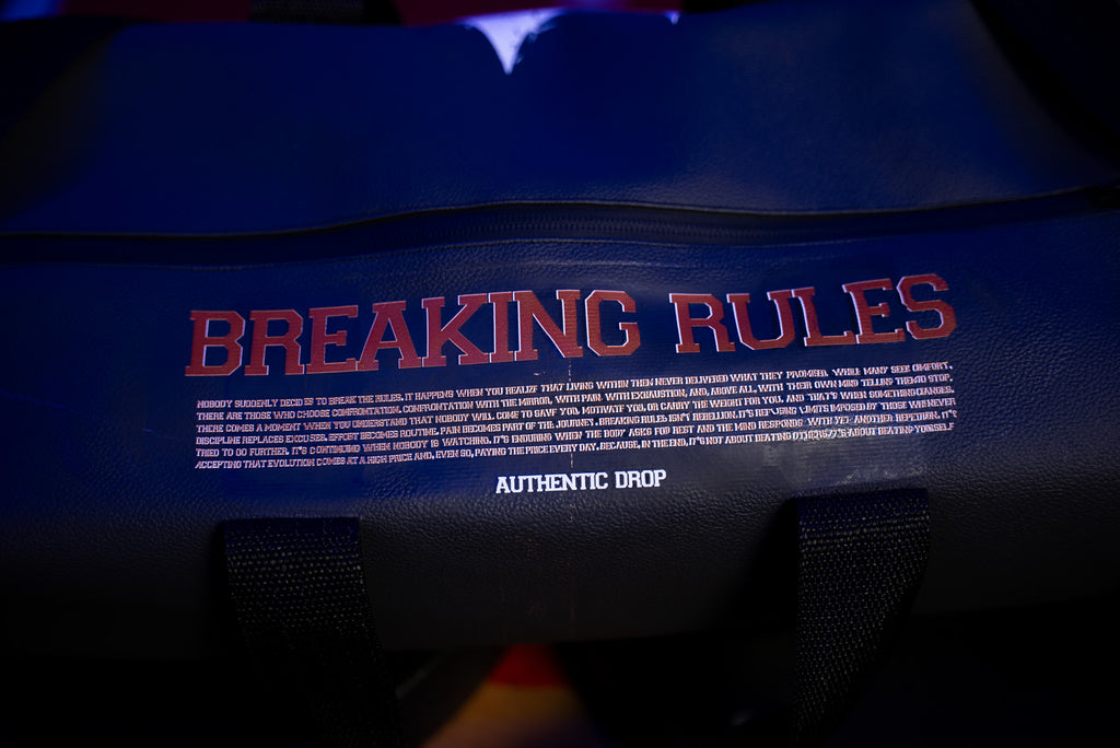 AID - BAG COMBAT - BREAKING RULLES CINZA