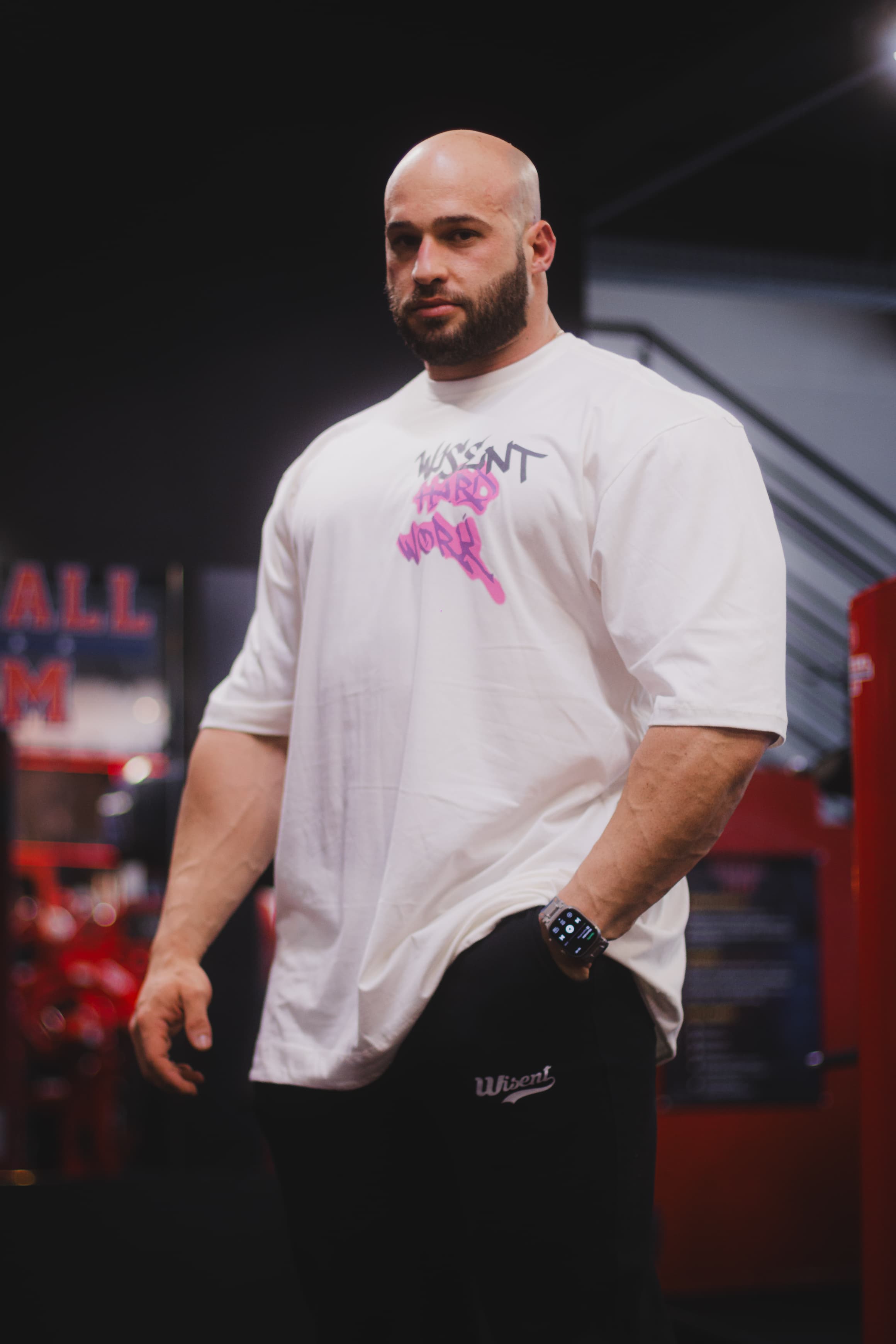 SOFT - CAMISETA OVERSIZED - HARD WORK OFF WHITE