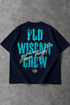Soft - Camiseta Oversized em Alto Relevo - Wisent FLD Azul