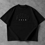 Soft - Camiseta Oversized em Alto Relevo - Wisent Crew Preta