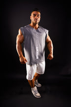 SOFT - REGATA CUT OVERSIZED - ATHLETE CINZA MESCLA