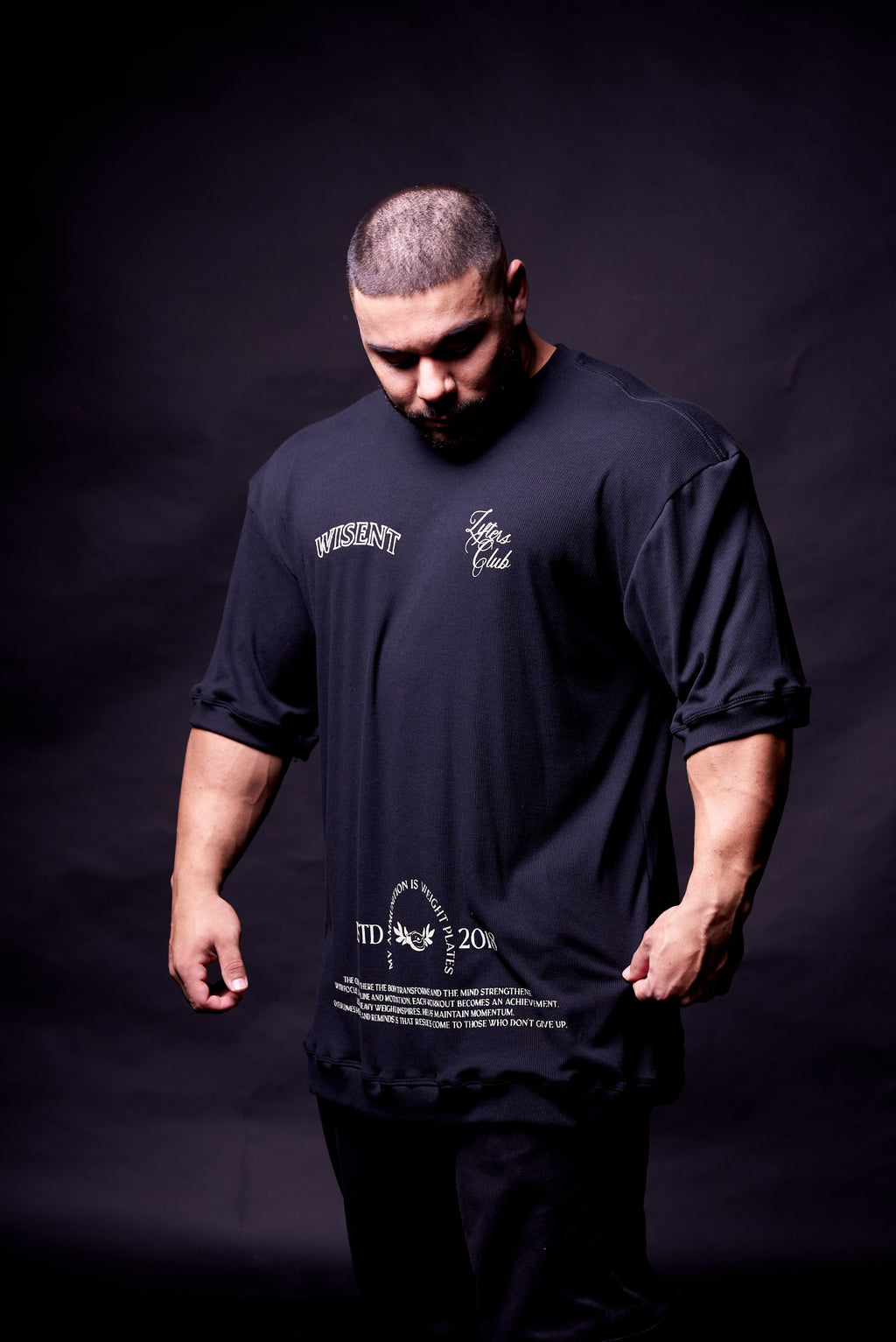 Canelada - Camiseta Oversized - Lifters Preta
