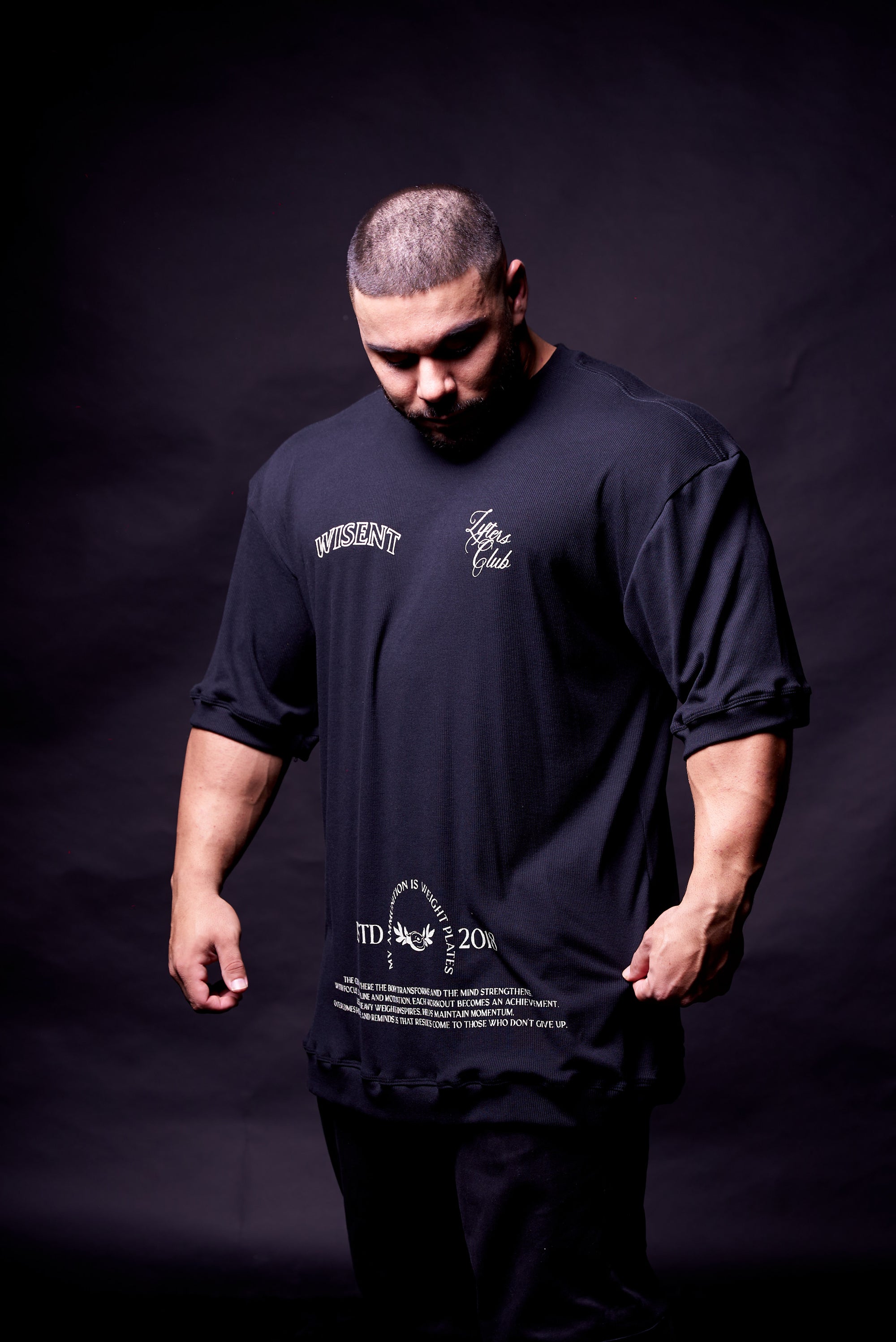 Canelada - Camiseta Oversized - Lifters Preta