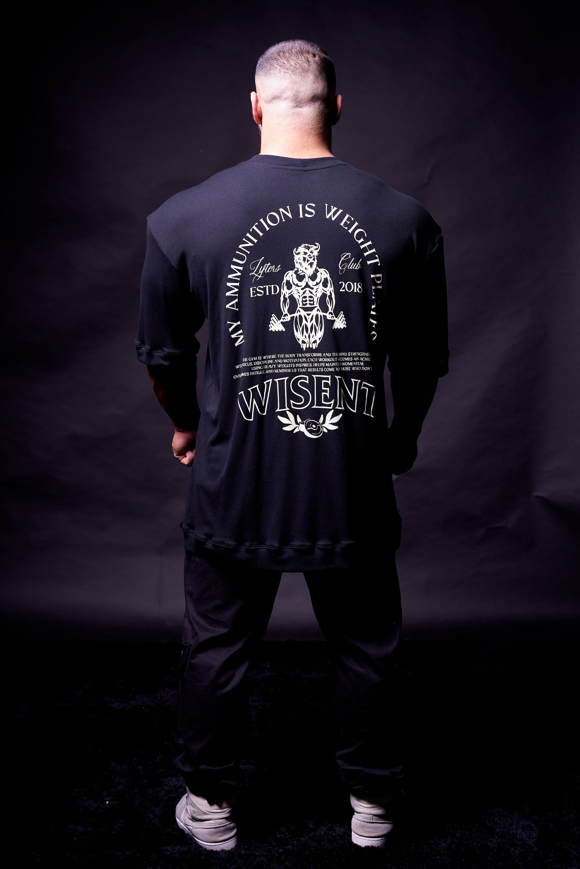 Canelada - Camiseta Oversized - Lifters Preta