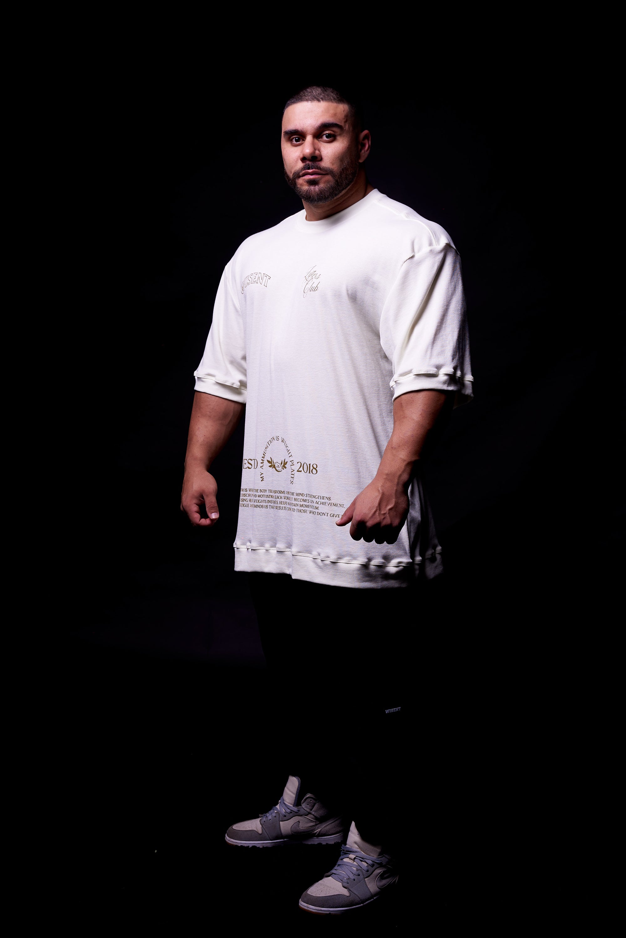 Canelada - Camiseta Oversized - Lifters Off White