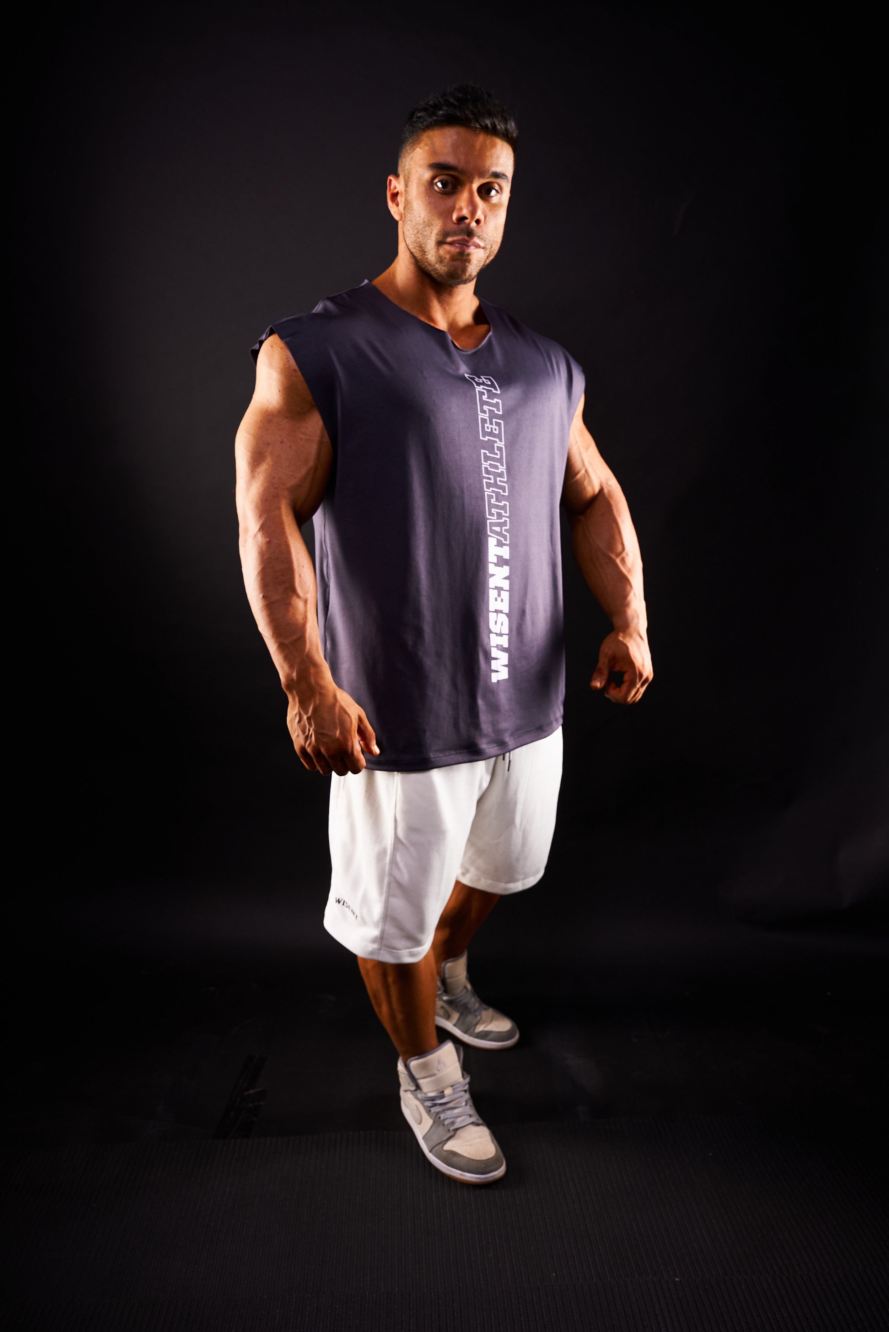 SOFT - REGATA CUT OVERSIZED - ATHLETE CINZA ESCURO